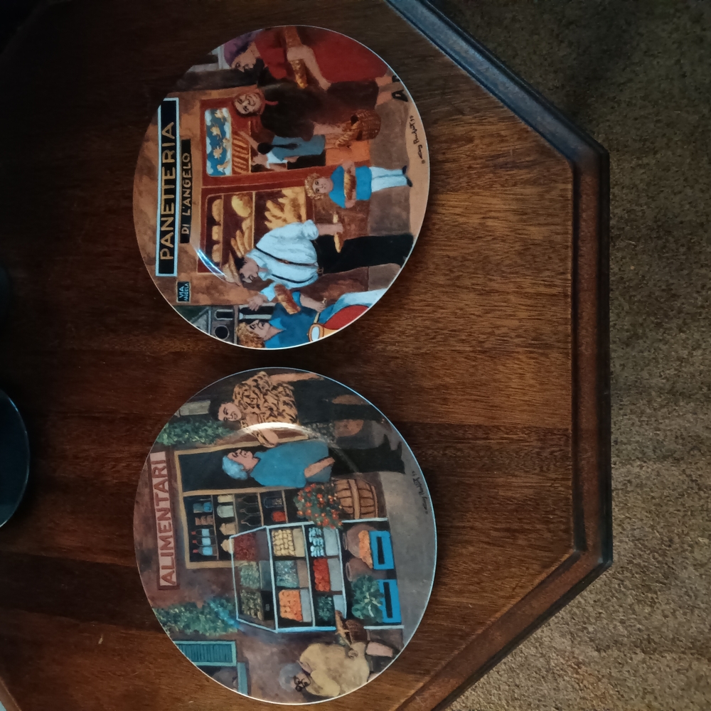 Colorful Decorative Plates Set